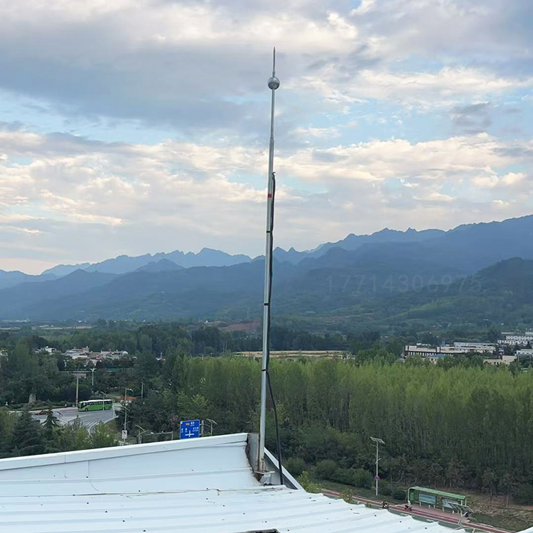 南京一工业厂房避雷针安装