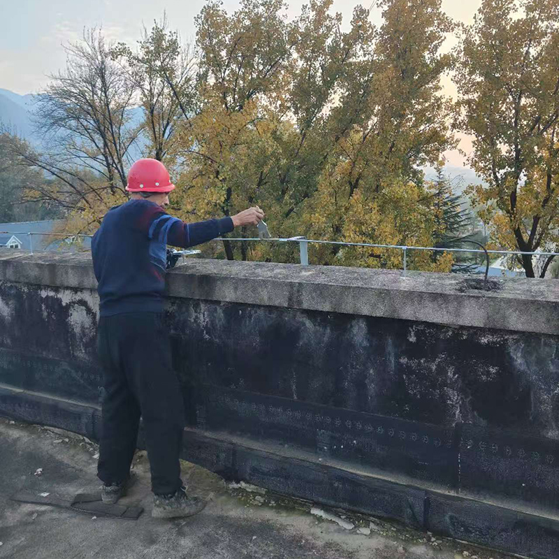 苏州某厂房屋面避雷带施工项目