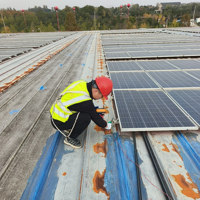 漯河市召陵区某光伏电站屋面防雷检测项目