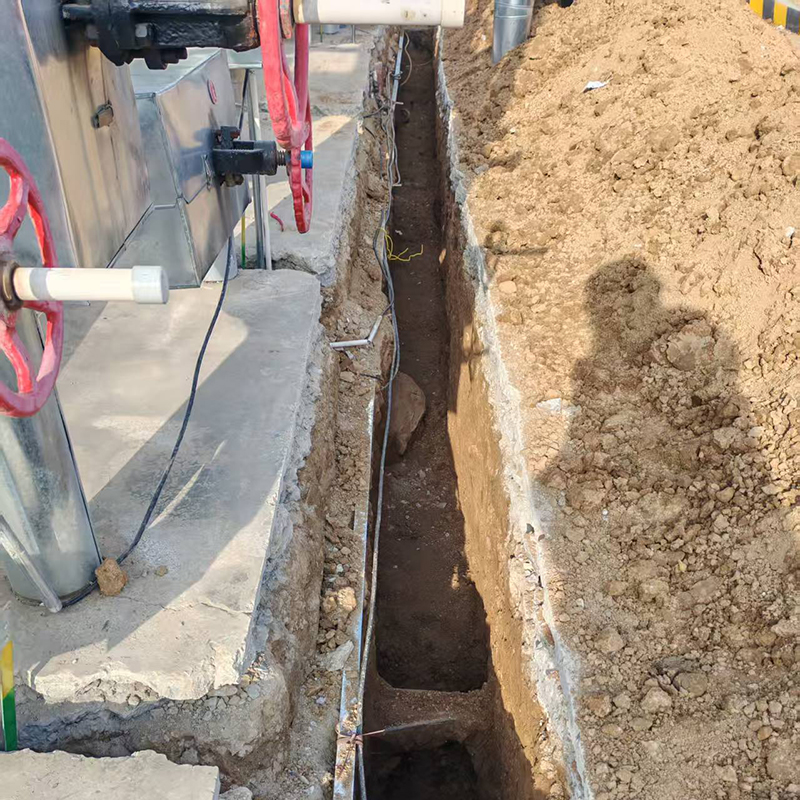 山东某加油站防雷接地施工